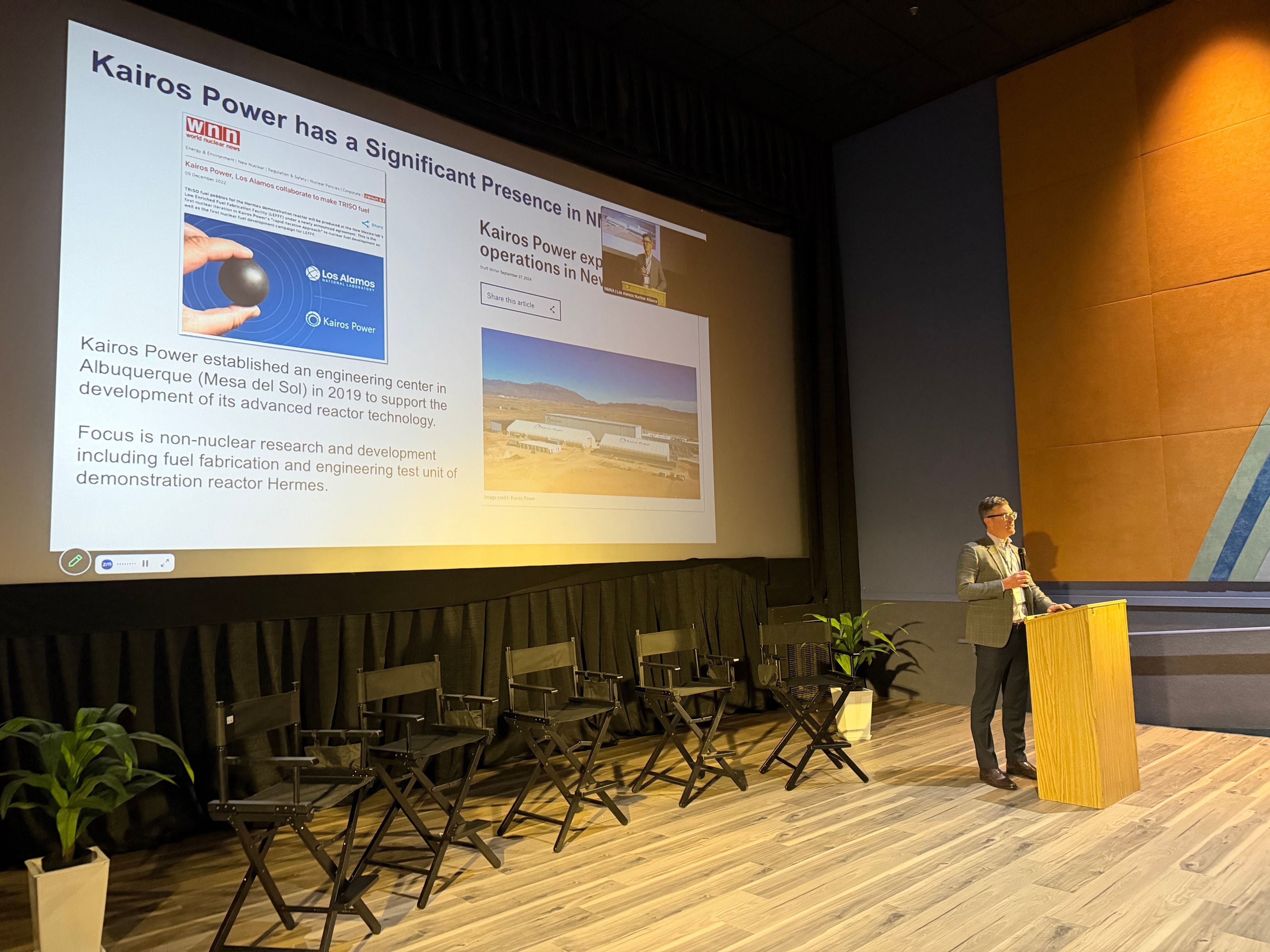 Los Alamos Nuclear Forum attendees gathered during the event