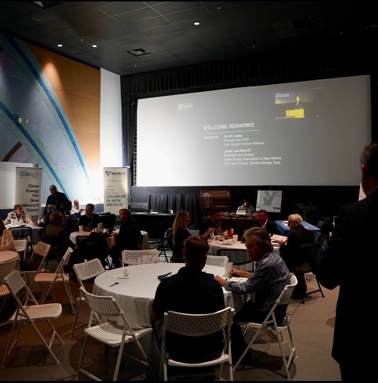 Forum audience gathered during a Los Alamos Nuclear Forum session